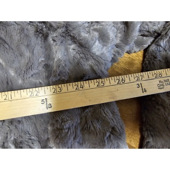 ASTR The Label Jacket Womens Large Grey Coat No Closure Soft Fuzzy W/Pockets NWT - Picture 6 of 13